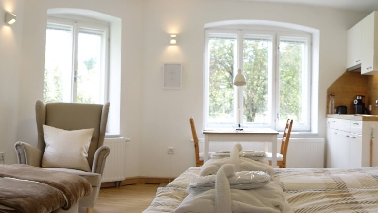 Panorama green meadow guest mini bungalow, © Edermühle Panorama green meadow guest mini bungalow, © Edermühle