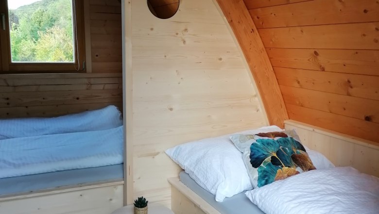 Sleeping hut "Zur Birke", © Pielachtal Camping Sleeping hut "Zur Birke", © Pielachtal Camping