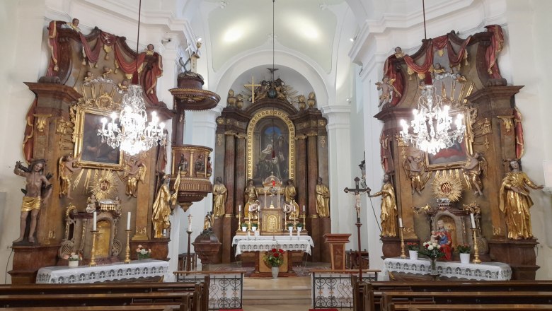 Chancel of St. Anna, © Pfarre Blindenmarkt Chancel of St. Anna, © Pfarre Blindenmarkt