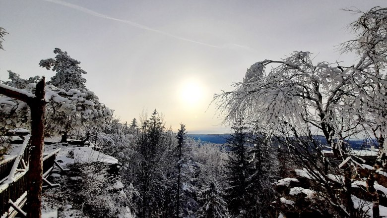 Winter day at Mandelstein, © Ferienhaus Angel, Fotograf Heidi Angel Winter day at Mandelstein, © Ferienhaus Angel, Fotograf Heidi Angel