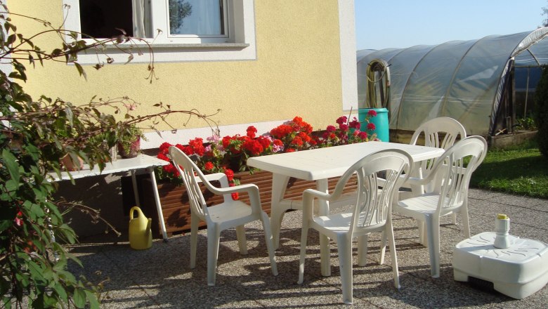 Outdoor seating, © Fam. Sommer-Leitner Outdoor seating, © Fam. Sommer-Leitner