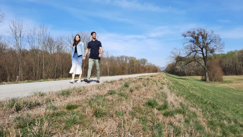 Walk through Eckartsau, Marchfeldschutzdamm, © Donau Niederösterreich, Neubauer Walk through Eckartsau, Marchfeldschutzdamm, © Donau Niederösterreich, Neubauer