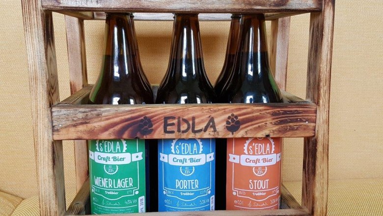 Craft beers from our own production, © s'Edla Craft beers from our own production, © s'Edla