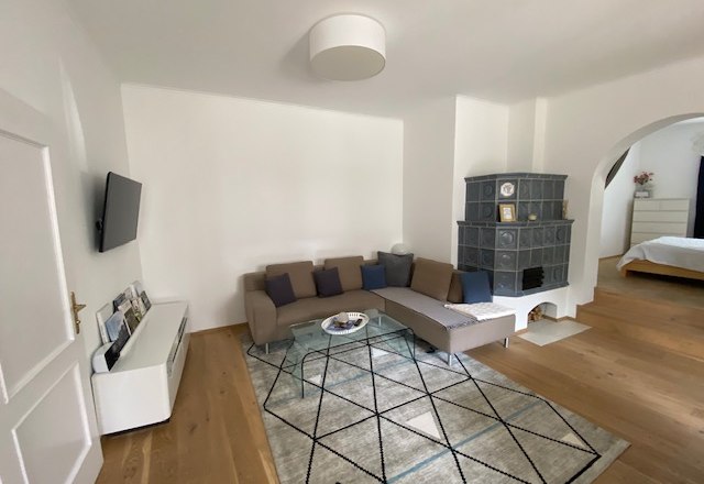 Living room guest apartment, © Nicole Höllerer Living room guest apartment, © Nicole Höllerer