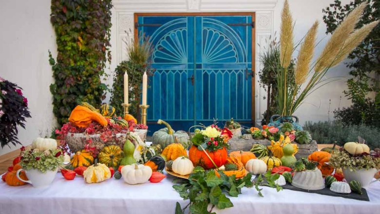 Decoration at Wurzers Erlebnis-Kürbishof in Bodensdorf near Wieselburg, © Markus Wurzer Decoration at Wurzers Erlebnis-Kürbishof in Bodensdorf near Wieselburg, © Markus Wurzer