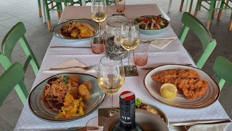 Guest garden Gasthof zum Heidentor, © Donau Niederösterreich, Neubauer Guest garden Gasthof zum Heidentor, © Donau Niederösterreich, Neubauer