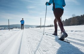 Cross-country skiing in the Waldviertel, © Waldviertel Tourismus, Studio Kerschbaum Cross-country skiing in the Waldviertel, © Waldviertel Tourismus, Studio Kerschbaum