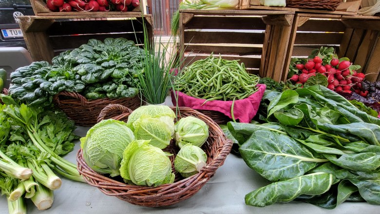 Vegetables directly from the VFeld, © Verena Schnatter Vegetables directly from the VFeld, © Verena Schnatter