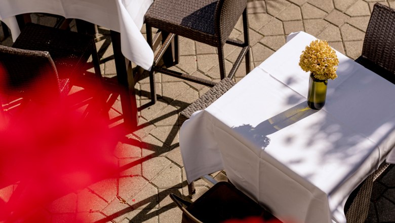 Gasthof Hoffmann, guest garden, © Martina Siebenhandl Gasthof Hoffmann, guest garden