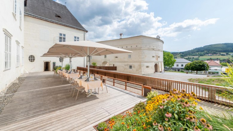 Terrace, © Marktgemeinde Pöggstall Terrace, © Marktgemeinde Pöggstall