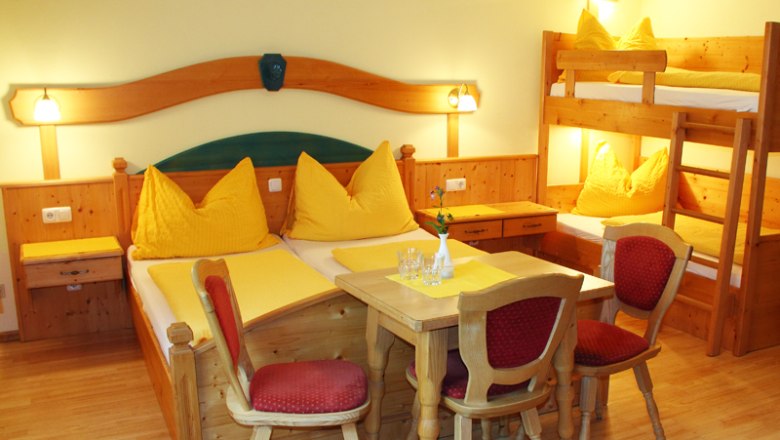 Room with bunk bed, © Familie Erber Room with bunk bed, © Familie Erber