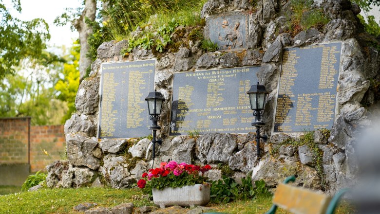War memorial, © Marktgemeinde Lichtenwörth Philip Steyrer War memorial, © Marktgemeinde Lichtenwörth Philip Steyrer