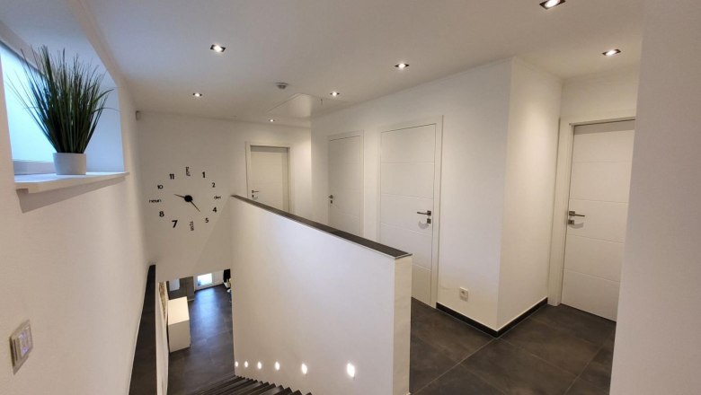 Staircase in the Johanna vacation home, © Familie Schoßmann Staircase in the Johanna vacation home, © Familie Schoßmann