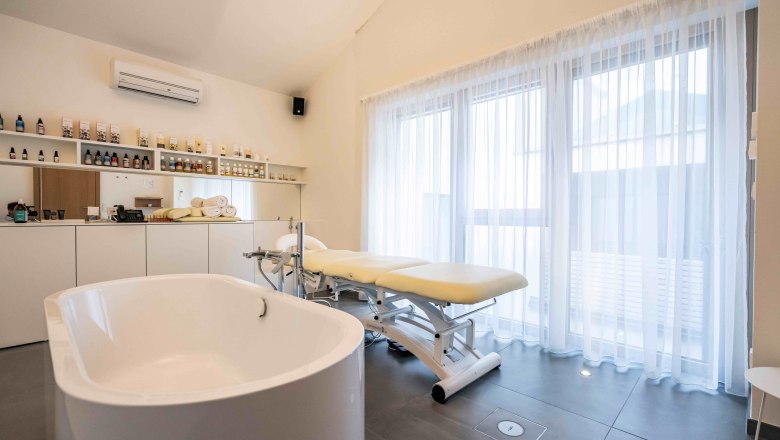 Treatment room in the spa, © Mörwald Treatment room in the spa, © Mörwald