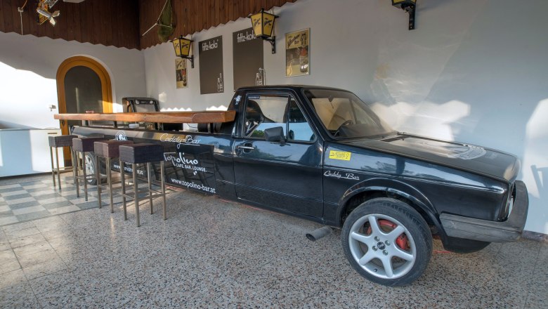 Caddy bar, © GasthausSchmidtmayer Caddy bar, © GasthausSchmidtmayer