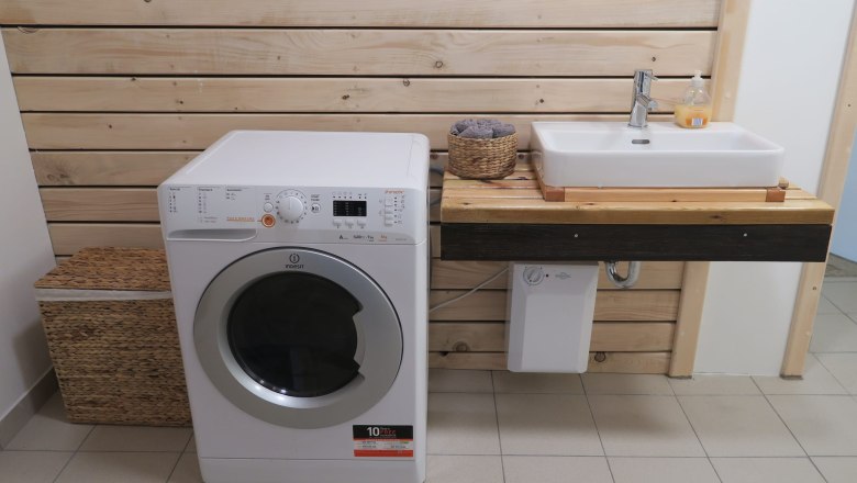 Washroom vacation home Dörrmühle, © Umgeher Washroom vacation home Dörrmühle, © Umgeher