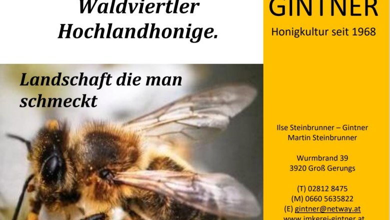 Gintner honey culture, © Gintner Honigkultur Gintner honey culture, © Gintner Honigkultur