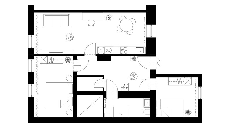 Shipmaster's apartment Melk, © Jennifer Neuhauser Shipmaster's apartment Melk, © Jennifer Neuhauser