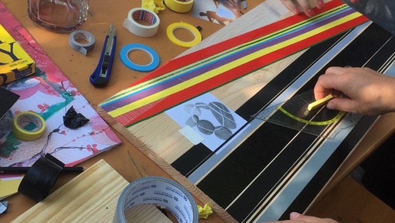 Tape Art Workshop, © Florian Schober Tape Art Workshop, © Florian Schober