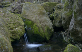 Weißenbach Gorge, © Matthias Schickhofer Small waterfall between rocks