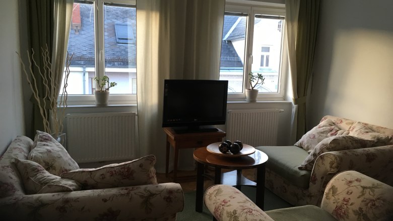 Living room, Apartment Sacher, © Petra Sacher Living room, Apartment Sacher, © Petra Sacher