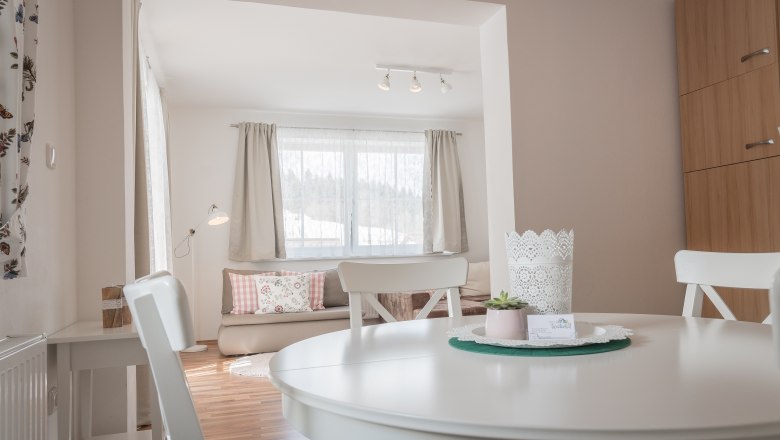 Living room of the vacation home Weitental, © Gerald Demolsky Living room of the vacation home Weitental, © Gerald Demolsky