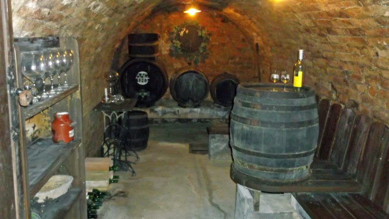 Guesthouse Schlossblick, wine cellar, © Marschik Guesthouse Schlossblick, wine cellar, © Marschik