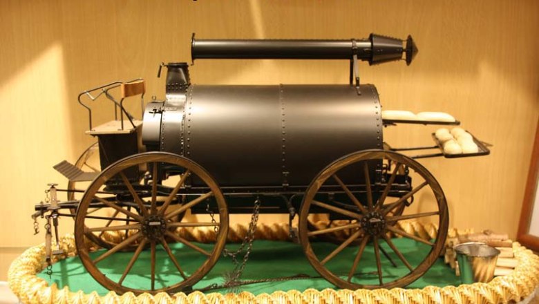 True-to-scale model of the field oven, © mk True-to-scale model of the field oven, © mk