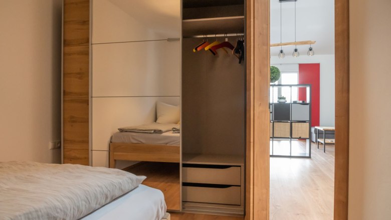 Bedroom with wardrobe, © Familie Döller Bedroom with wardrobe, © Familie Döller