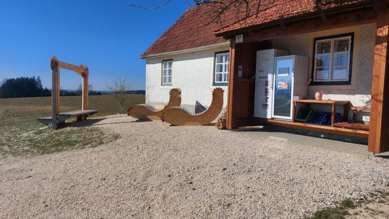 Rest area on the Hummelberg, © Genusshütte am Hummelberg Rest area on the Hummelberg, © Genusshütte am Hummelberg