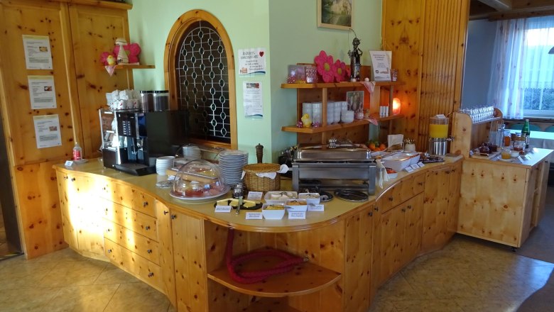 Breakfast buffet, © Gasthof Nordwald Breakfast buffet, © Gasthof Nordwald