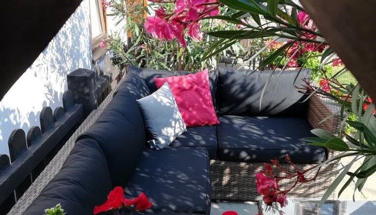 Cozy seating area in the garden, © Gästehaus Daurer Cozy seating area in the garden, © Gästehaus Daurer