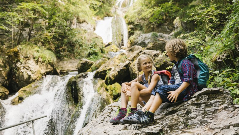 Hiking with the kids at Trefflingfall, © Niederösterreich-Werbung / Andreas Jakwerth Hiking with the kids at Trefflingfall, © Niederösterreich-Werbung / Andreas Jakwerth