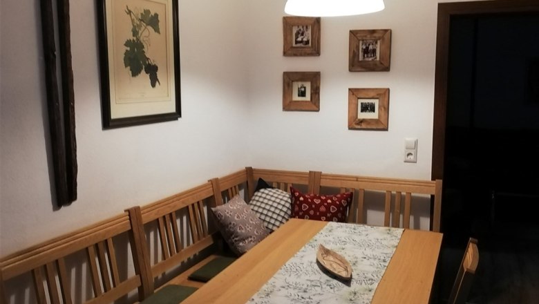 Winery & vacation apartment Kneis, eat-in kitchen, © Familie Kneis Winery & vacation apartment Kneis, eat-in kitchen, © Familie Kneis