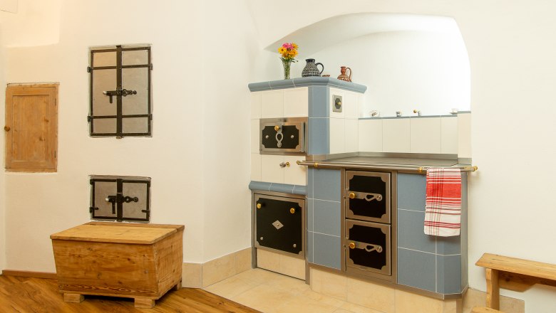 Tiled stove, © Andreas Gruber Tiled stove, © Andreas Gruber