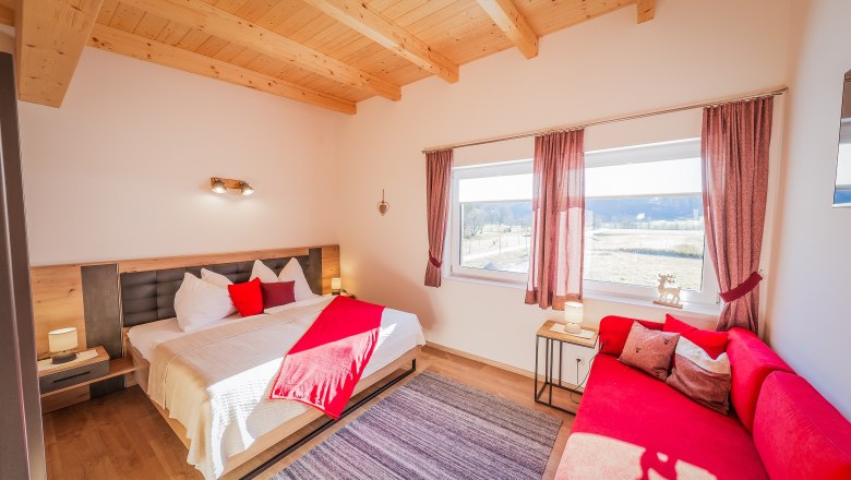 Red vacation apartment - Bedroom 2, © Ludwig Fahrnberger Red vacation apartment - Bedroom 2, © Ludwig Fahrnberger