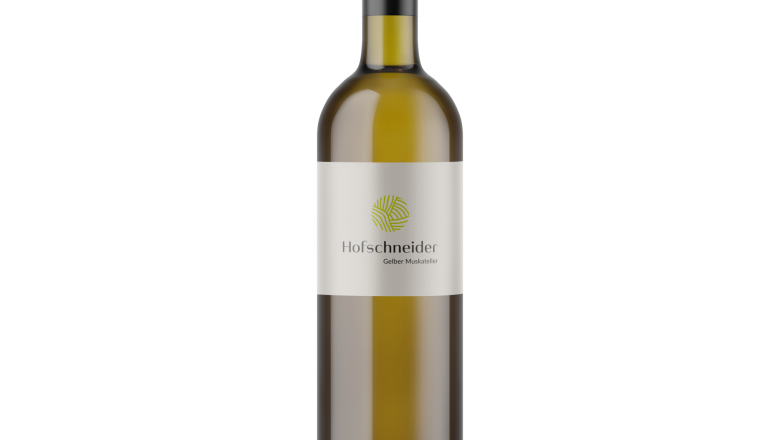 Gelber-Muskateller Hofschneider Organic Winery Mannersdorf, © Bio Weingut Hofschneider Wine bottle Gelber Muskateller