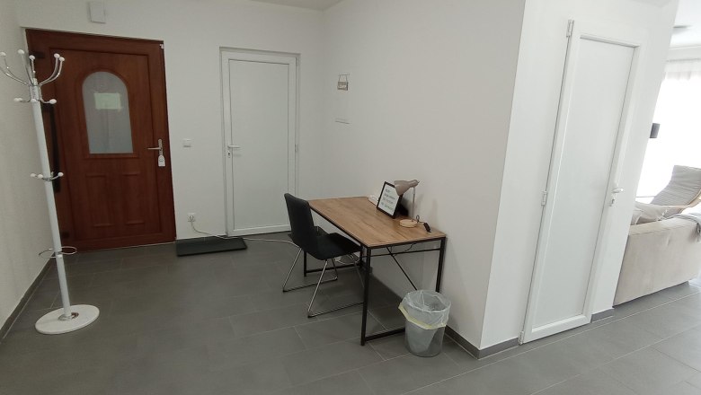 Lounge Michlfarm, © michlfarm Entrance area to the vacation apartment