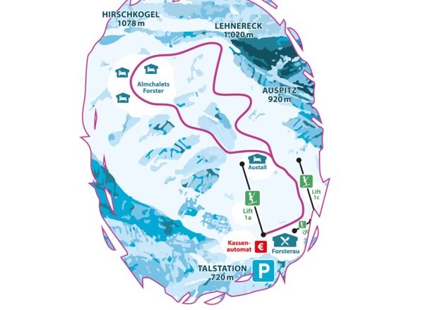 Snowshoeing overview, © www.forsteralm.at Snowshoeing overview, © www.forsteralm.at