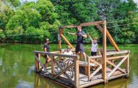 Thaya river pool and beach volleyball court, © Zukuntsraum Thaya Thaya river pool and beach volleyball court, © Zukuntsraum Thaya