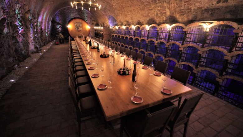 The rock cellar in the monastery courtyard, © Restaurant Klosterhof The rock cellar in the monastery courtyard, © Restaurant Klosterhof