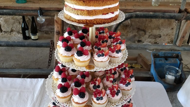 Naked Cake, © Naked Cake, © Bäckerei-Konditorei Pilz, Katrin Pilz Naked Cake, © Naked Cake, © Bäckerei-Konditorei Pilz, Katrin Pilz