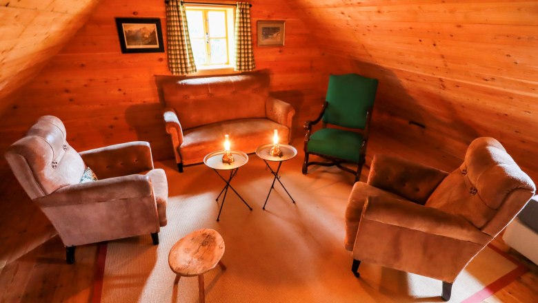 Living area Melkstatt Huts, © Friedrich Hardegg Living area Melkstatt Huts, © Friedrich Hardegg