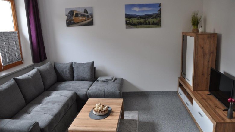 Living room Apartment Auszeit, © Krippl Living room Apartment Auszeit, © Krippl