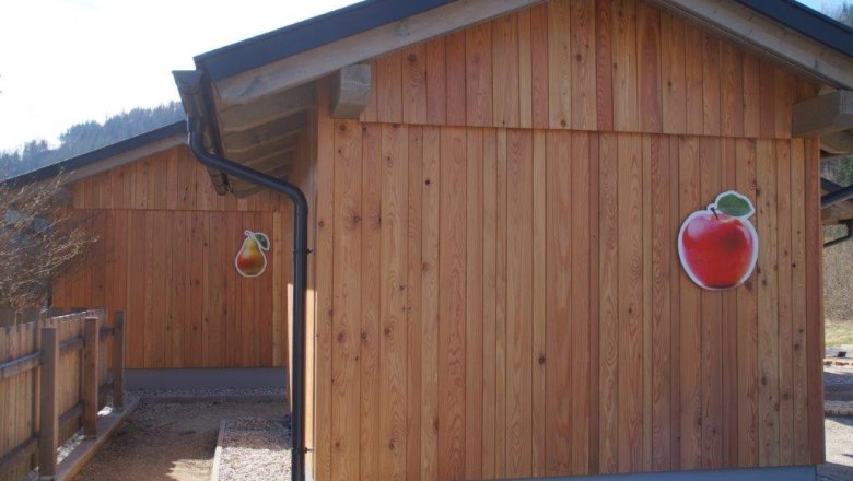 Sleeping hut apple, © Familie Roseneder Sleeping hut apple, © Familie Roseneder