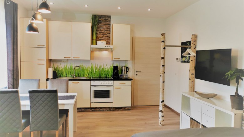 Kitchen unit, © Apartment Sonne, Fotograf Mag. Verena Schrammel Kitchen unit, © Apartment Sonne, Fotograf Mag. Verena Schrammel