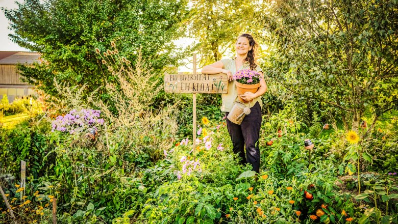 Open-air courtyard with natural garden of diversity, © SONNENTOR Open-air courtyard with natural garden of diversity, © SONNENTOR