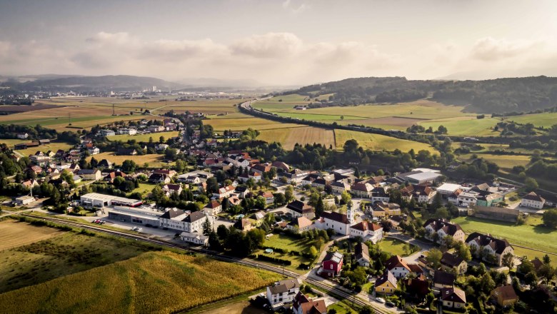 Aerial view of Erlauf, © Robert Herbst Aerial view of Erlauf, © Robert Herbst