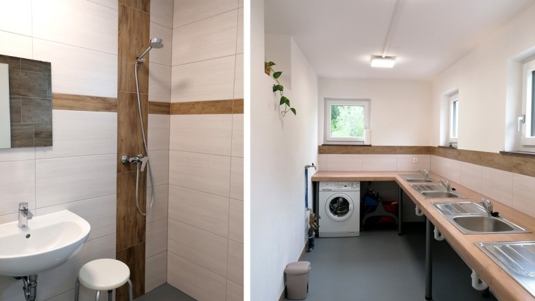 Clean sanitary facilities, © PielachtalCamping Clean sanitary facilities, © PielachtalCamping