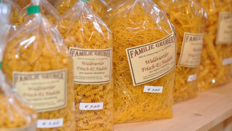 Gruber egg noodles, © waldviertel2go Gruber egg noodles, © waldviertel2go
